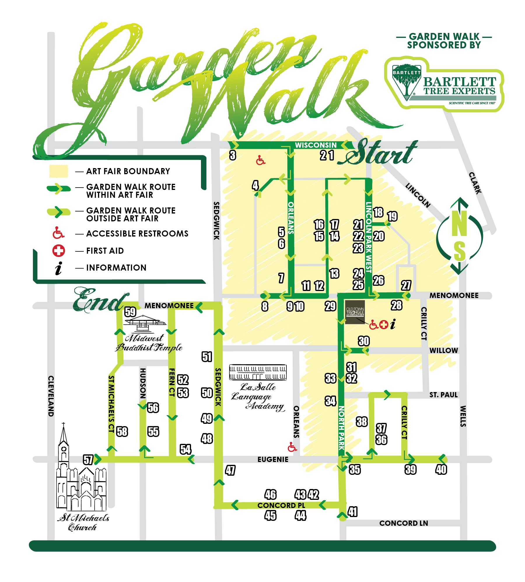 Garden Walk Map